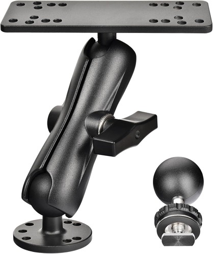 Aluminum fish finder mount - aluminum,