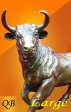 ART DECO BRONZE BULL FIGURINE