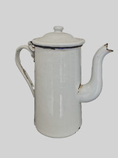 1950s Coffee Pot French Enamel