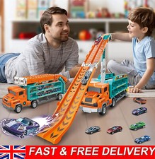 Big Toy Truck Carrier & 6 Mini