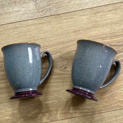 Denby storm footed mug - mug, vintage