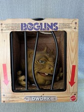Original Vintage 1987 Mattel Boglin Dwork with Original Box Working with Cage