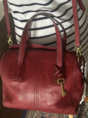 Fossil emma red leather - fossil,