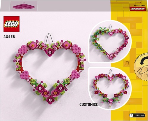 Lego heart ornament set - lego,