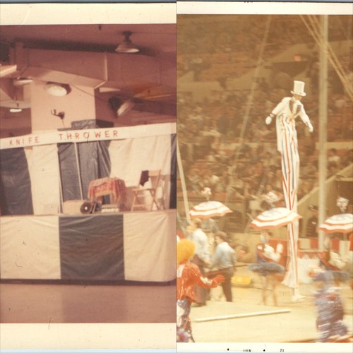 Lot 1971 circus uncle sam - x2,