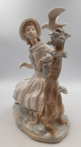 Vintage porcelain figurine nao - porcelain,
