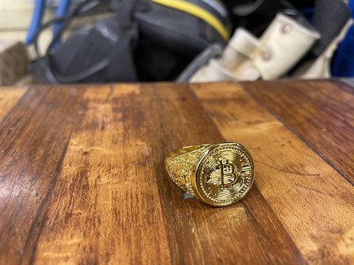 Mens bitcoin ring - bitcoin,