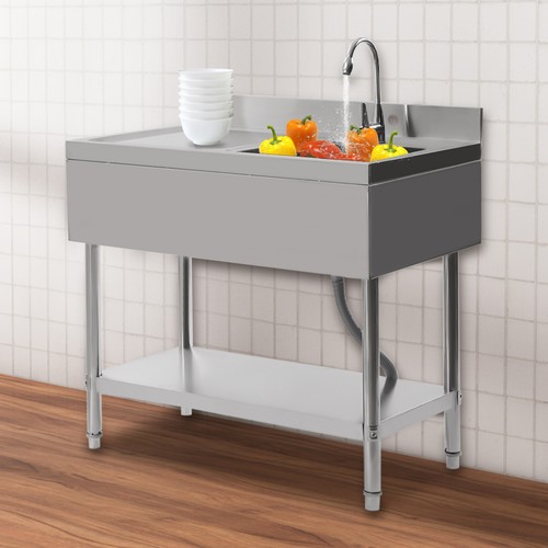 Commercial kitchen sink prep - kitchen,