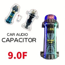 9.0 Farad automotive capacitor with LED display, suitable for car audio