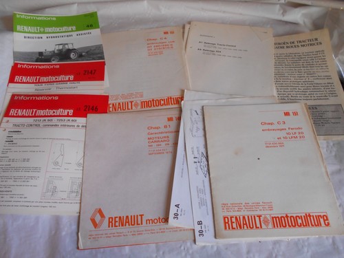Vintage tractor renault - vintage,