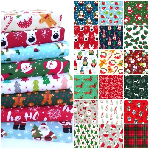 Christmas poly cotton - christmas, fabric