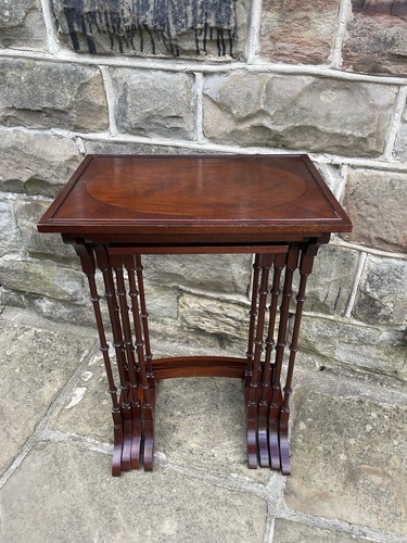 Antiques mahogany nest - antiques,