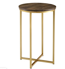 Round Side Table Dark