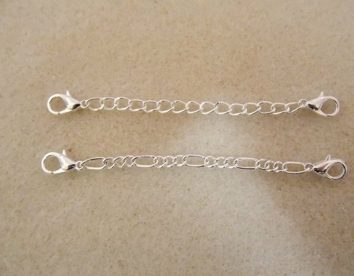 Silver plated extender - silver,