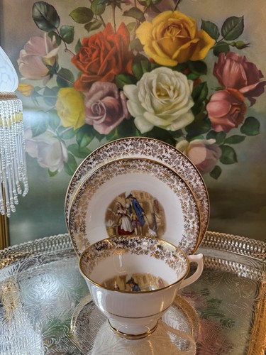 Vintage bone china teacup - teacup, &
