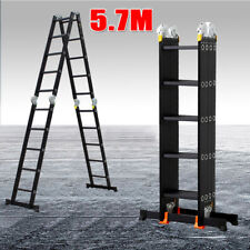 5.7m 14 Way Combination Ladder Multi Purpose Long Extension Ladder Step Ladder