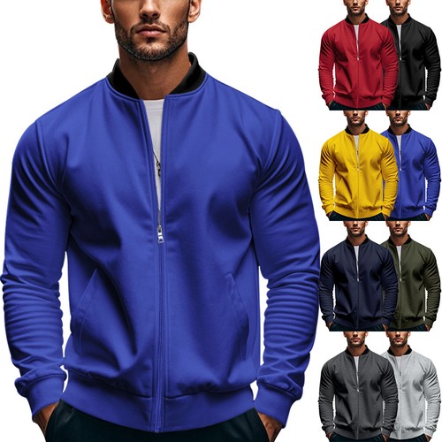 Stand twill slim zipper - twill,