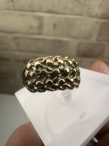 9ct 375 yellow gold keeper - 9ct,