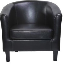 direct PU Leather Tub Chair