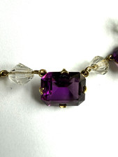 ANTIQUE ART DECO PURPLE AND