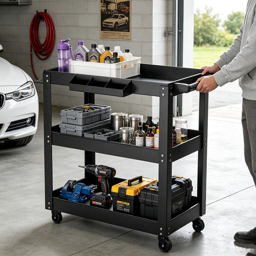 Heavy duty tier tool - tool, trolley