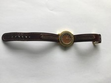 Ellesse ladies watch, used . Brown face and brown strap. 