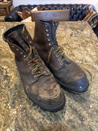 Red wing boots brown soft - boots, toe