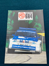 MG Metro 6R4 Rally Car Brochure,  UK issue Dated 1985 - Ref 3724, MINT CONDITION