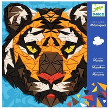 Djeco Art by Numbers - Self Adhesive Foam Mosaic Kit For Children Ages 8+