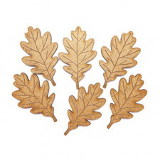 Oak Leaf MDF Craft Shapes Autumn Harvest Decor Wooden Ornament Blanks