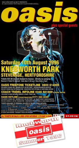 Oasis poster original - oasis,