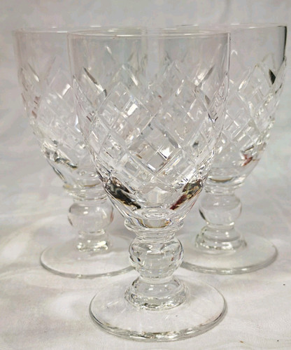 Set vintage cut crystal - of,