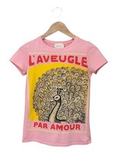 Girls Gucci T-shirt Top Kids Teens Short Sleeve Designer Jersey Cotton Pink 12Y