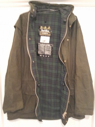 Vintage barbour durham waxed - durham,