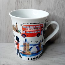 RED TELEPHONE BOX LONDON MUG - ELGATE ENGLAND VINTAGE RARE RETRO MUG