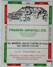 LANCIA GAMMA - FRASERS