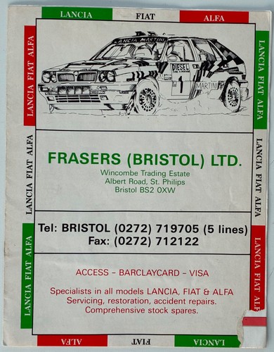 Lancia gamma very rare frasers - lancia,
