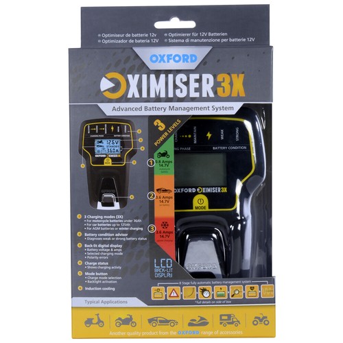 Oxford oximiser motorcycle - 3x,