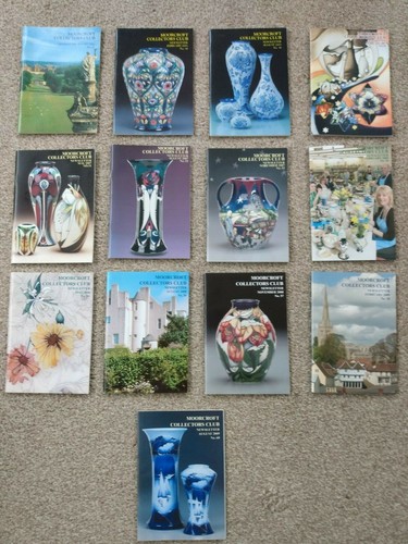 Thirteen moorcroft collectors - ,