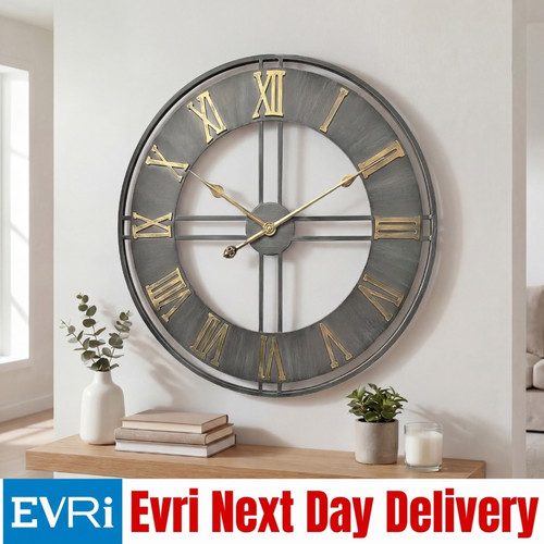 Large metal wall clocks - wall, –
