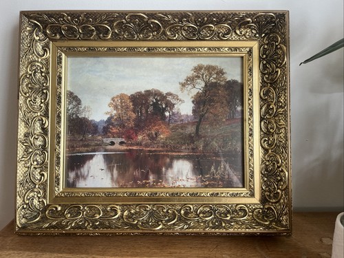 Vintage picture frame heavy - vintage,