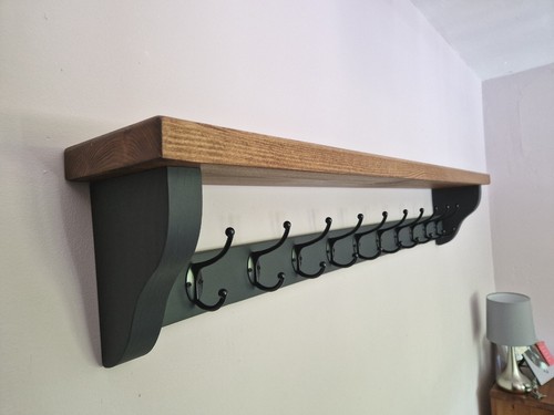 Coat rack shelf handmade 10 - handmade,