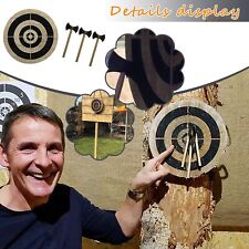 👌 Viking-Axe Throwing Game Wooden Dart And Axe Toy Game,Party Game Outdoor AU