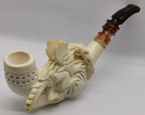 Vtg winged dragon - winged, carved