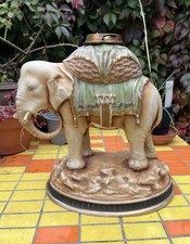 Antique Victorian Elephant oil