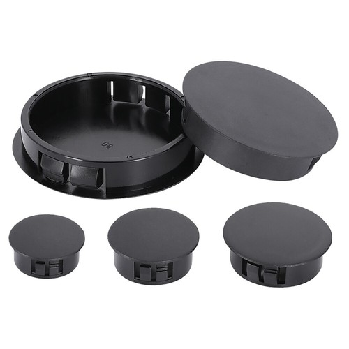 Round plastic black blanking - round,