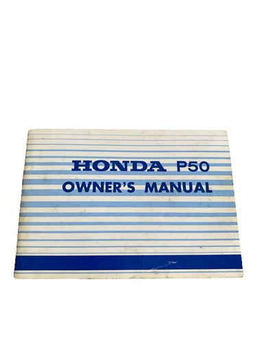 Honda p50 owners - honda,