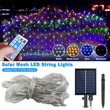 Solar Net Mesh Curtain Lights