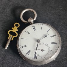 Antique solid Silver fusee H