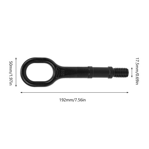 Black car tow hook - tow, 805